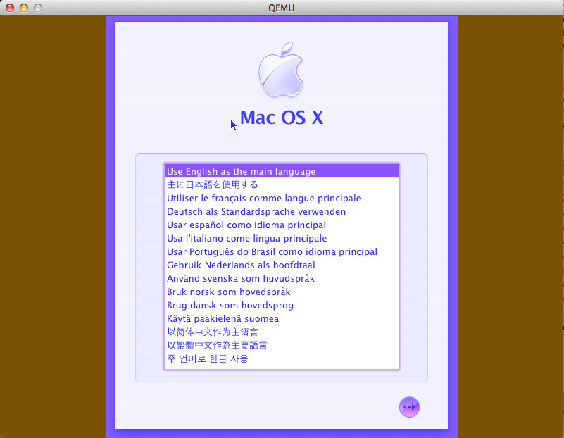 emulator for mac os x 10.4